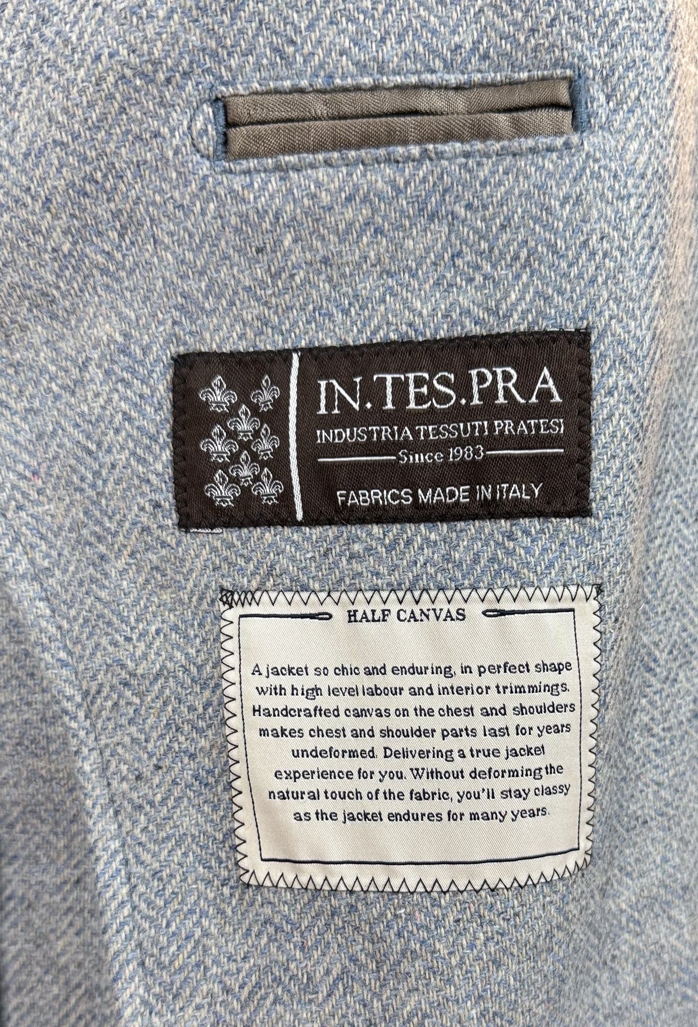 Salvatini Exclusive - Modern Slim-Fit Wool-Blend Herringbone Sport Coat
