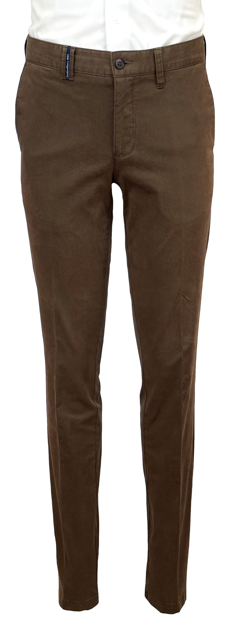Salvatini Sport - Cotton-Blend Chino with Stretch