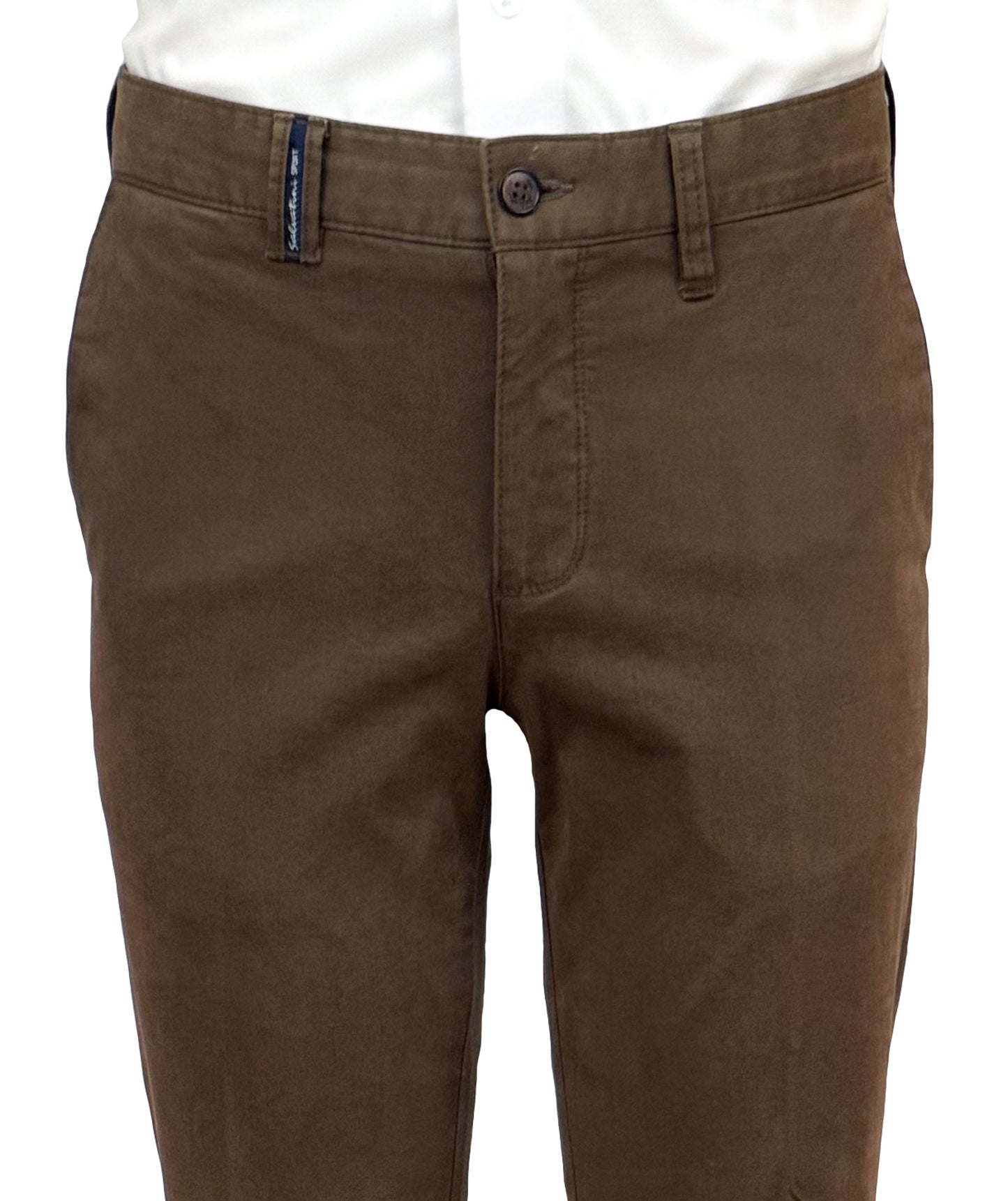 Salvatini Sport - Cotton-Blend Chino with Stretch