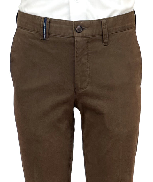 Salvatini Sport - Cotton-Blend Chino with Stretch