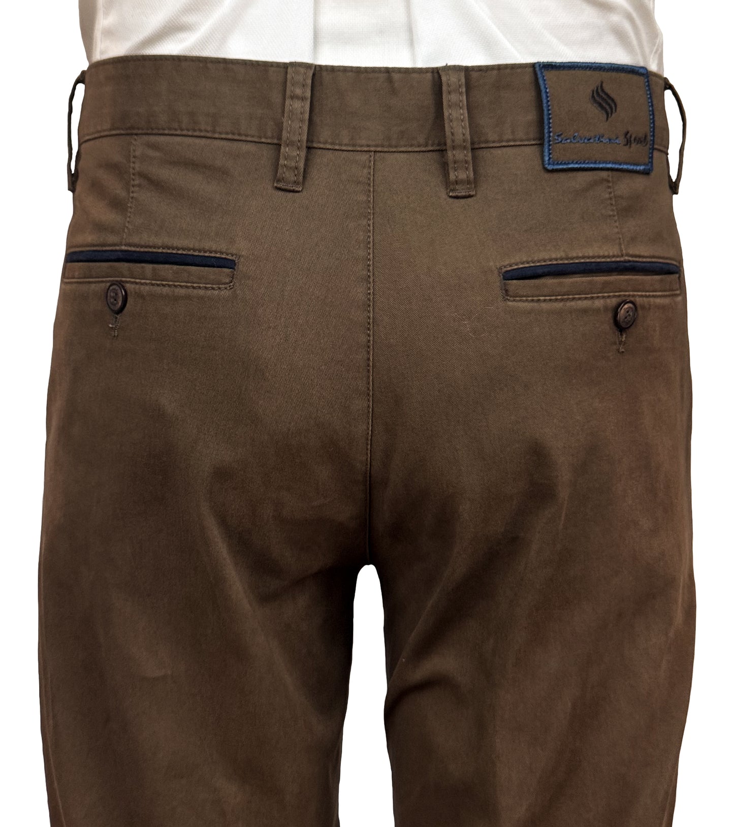 Salvatini Sport - Cotton-Blend Chino with Stretch