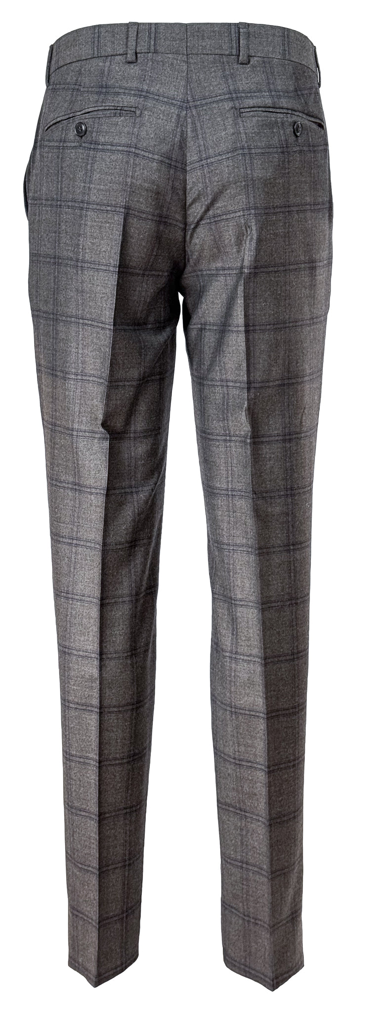 Salvatini Exclusive - Cashmere Blend Grey Plaid Suit