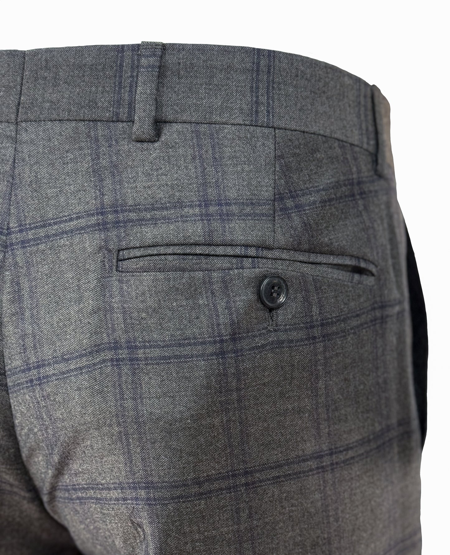 Salvatini Exclusive - Cashmere Blend Grey Plaid Suit