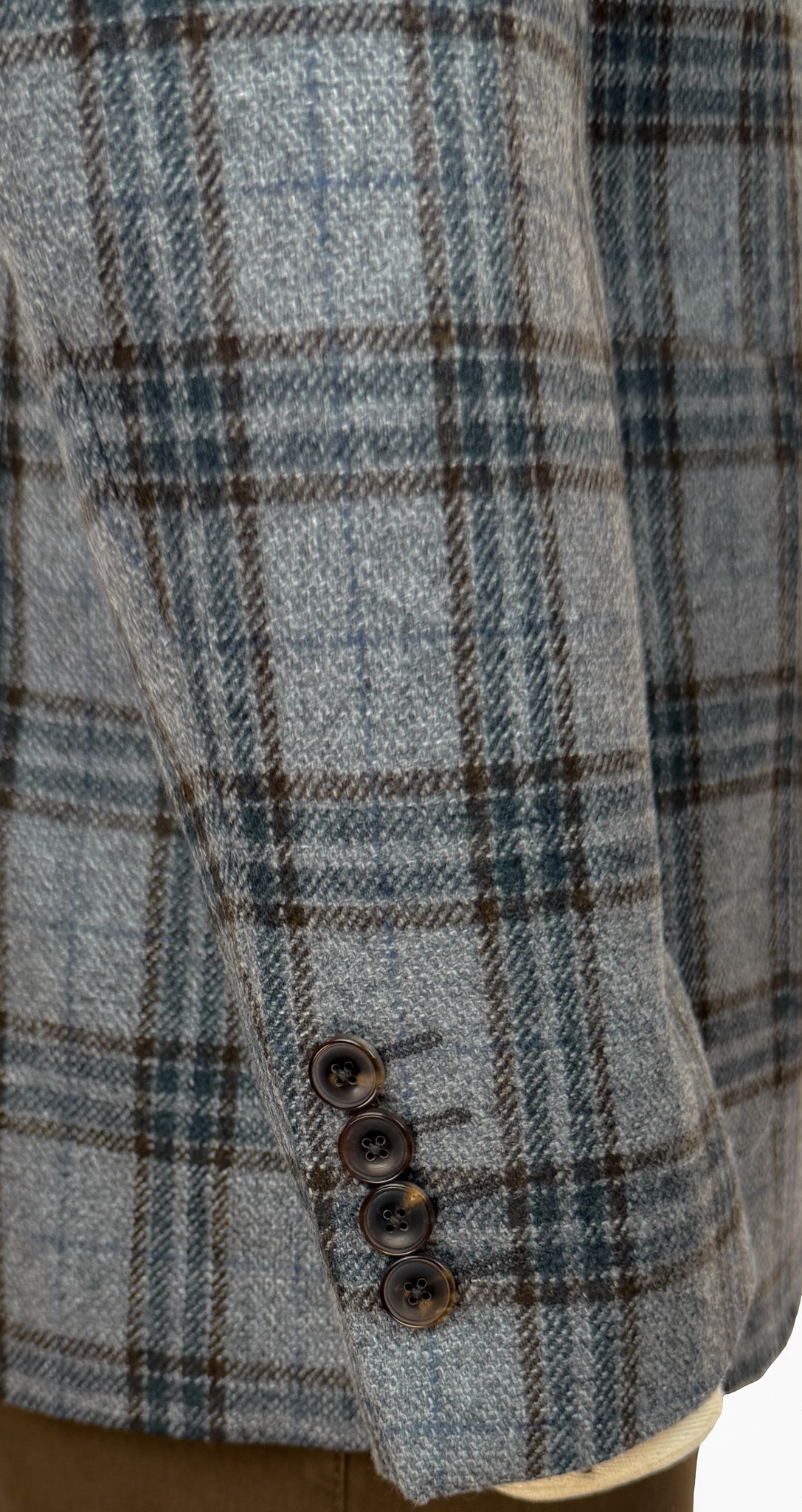 Salvatini Exclusive - Italian Wool Grey Plaid Sport Coat