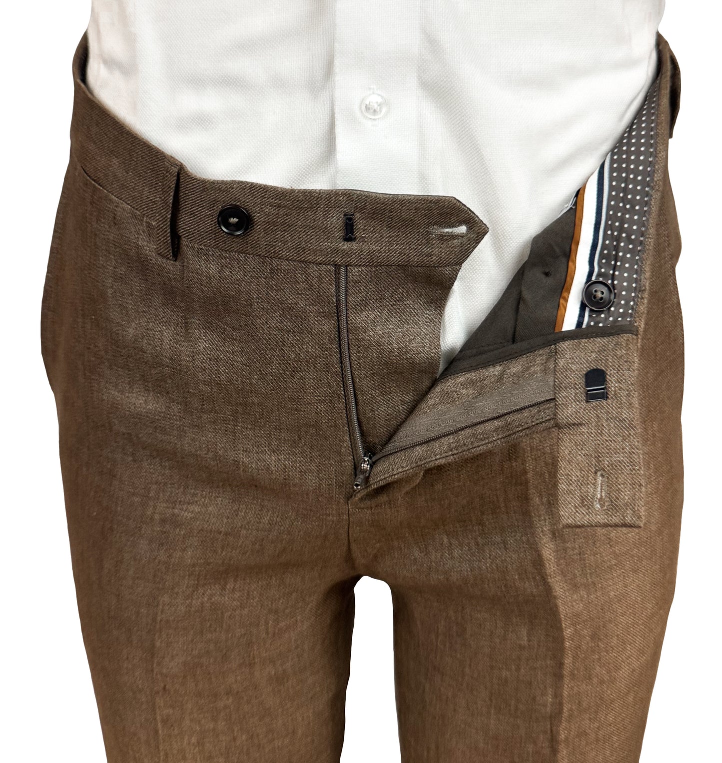 Tad Williams London - Slim-Fit Vitale Barberis Canonico Linen Trousers