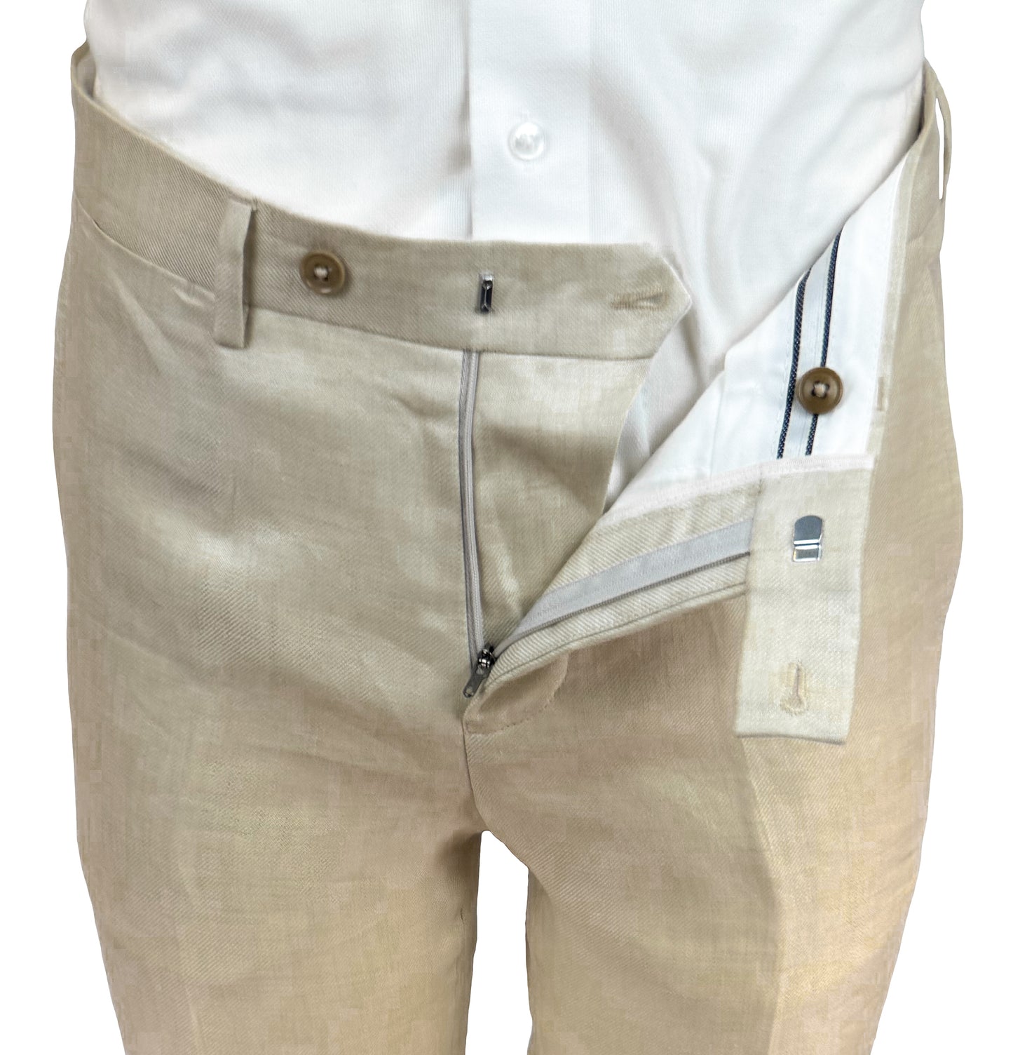 Tad Williams London - Slim-Fit Vitale Barberis Canonico Linen Trousers